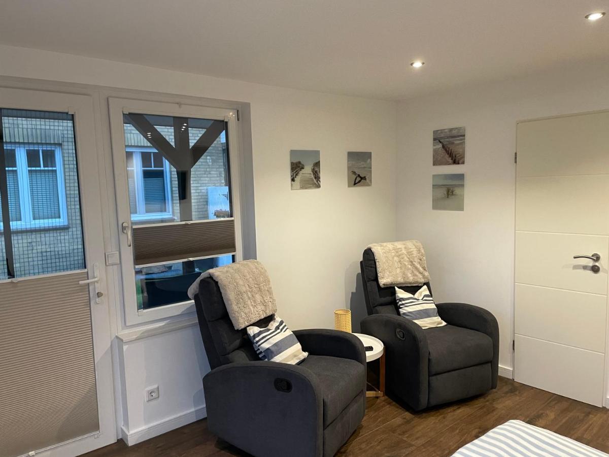 Ferienwohnung Haus Nilas am Meer Cuxhaven Exterior foto